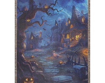 Mantas tejidas para Halloween