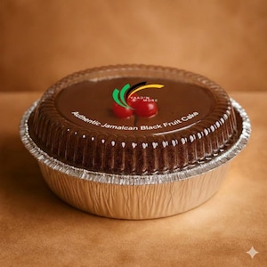 10&quot; Traditional Jamaican Black Cake | Caribbean Christmas Fruit Cake