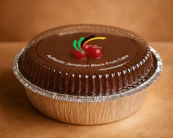 10" Traditional Jamaican Black Cake | Caribbean Christmas Fruit Cake