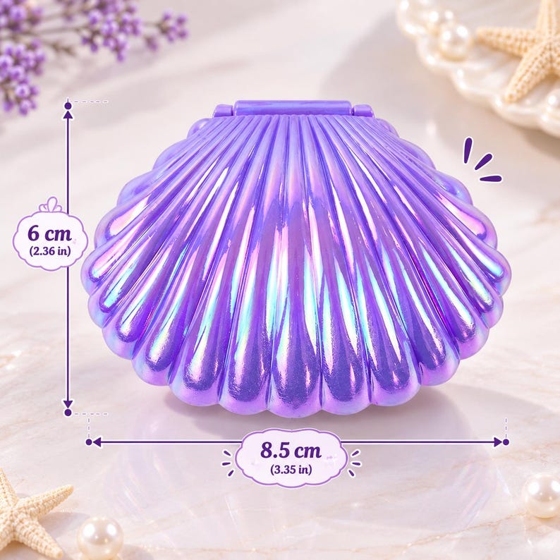 Shell Shaped Candy Gift Boxes Mermaid Girls Birthday Wedding Baby ...