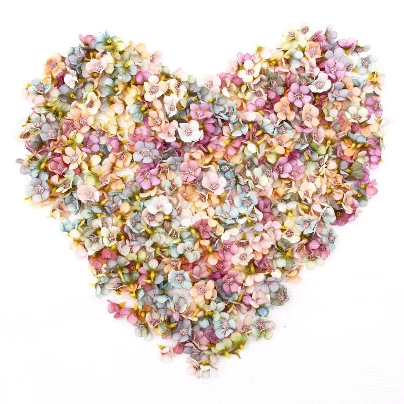 50/100 Pcs Artificial Flower Heads | Mini Daisy Silk Fabric Flowers ...