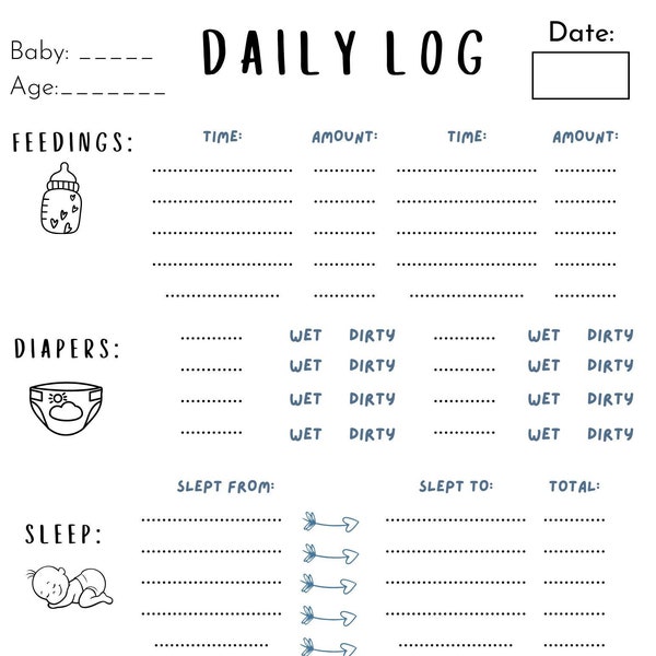 Infant Daily Log