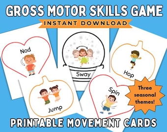 Seasonal Gross Motor Movement Game