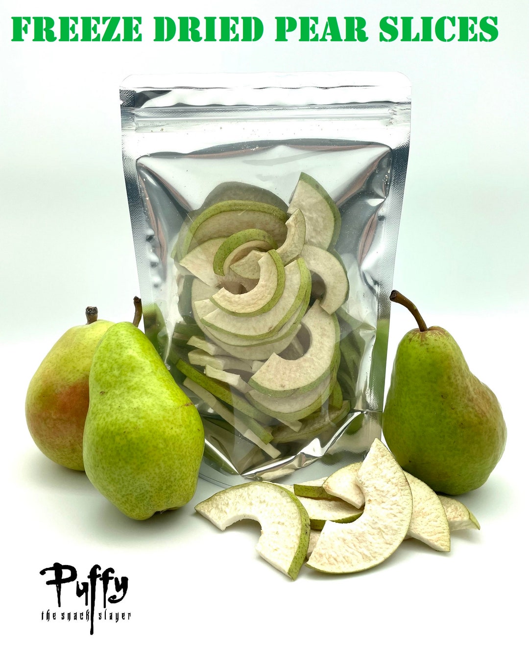 Freeze Dried Pear Slices Snacks - Etsy