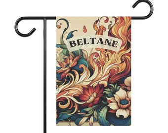 Beltane Blessing Yard Banner - Pagan & Witch Holiday Decor - Garden Flag - Celebrate Celtic Traditions - Garden and House Banner