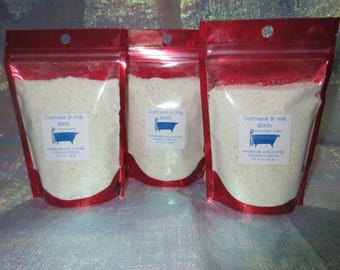 Organic Natural Oatmeal Milk Bath   so silky, smooth and healthy for your skin