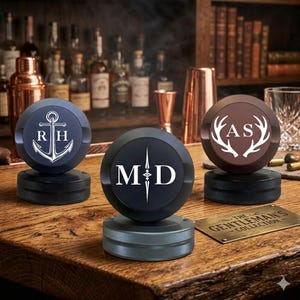 Personalized Nicotine Pouch Tin – Custom Engraved Initials – Custom Metal Can – Unique Gift for Him –
