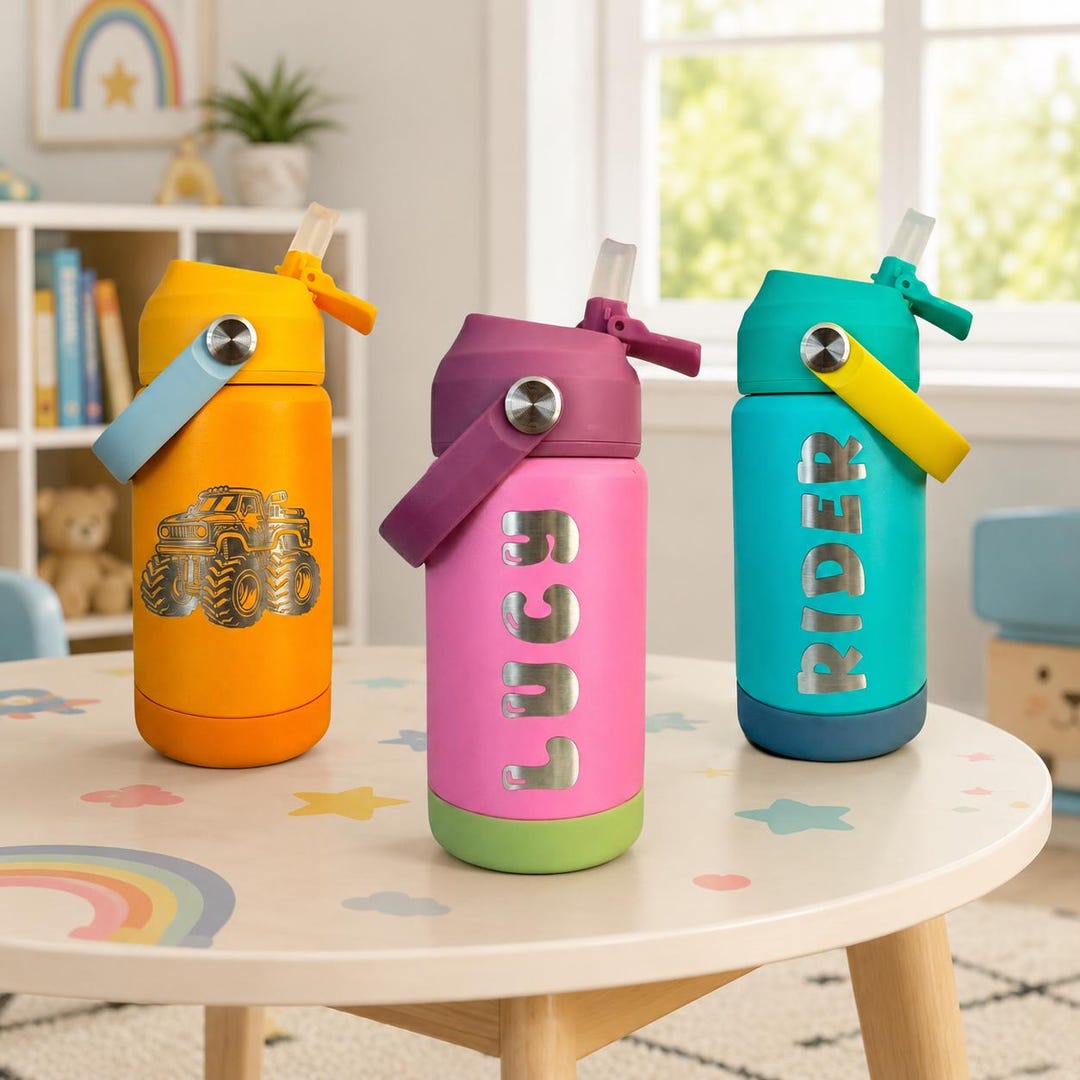 Personalized Kids Water Bottle, Custom Gift for Kids, Back to School ...