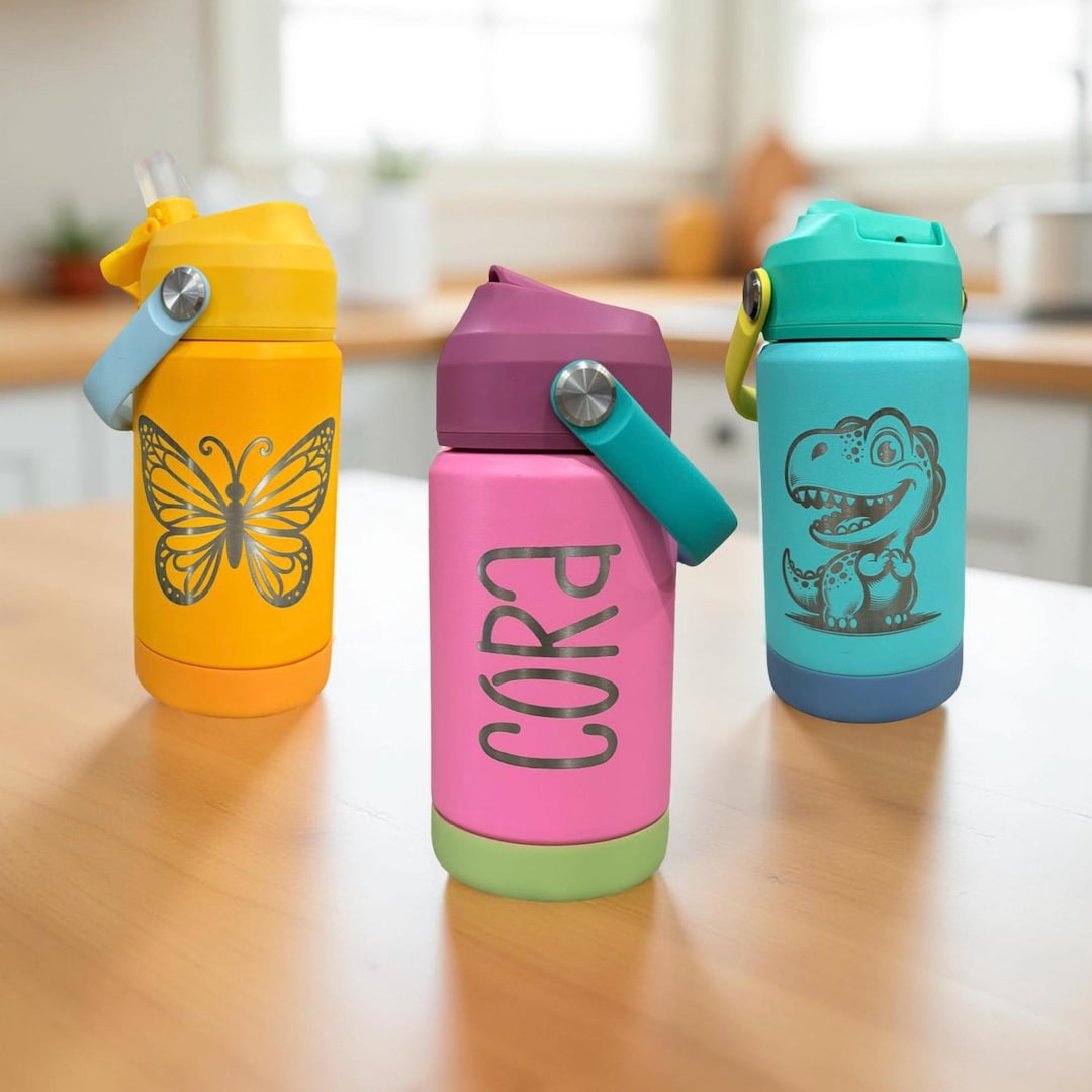 Personalized Kids Water Bottle, Custom Gift for Kids, Back to School ...