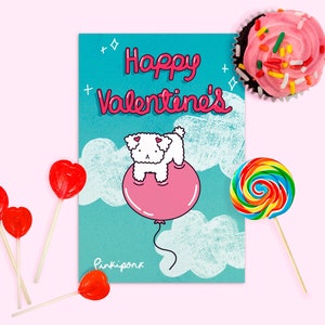 Postal feliz de San Valentín