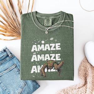 Sci-Fi Gift, Project Hail Mary Comfort Colors® T Shirt, Retro Sci Fi Alien Book Lover Graphic Tee, Rocky Alien Graphic Tee