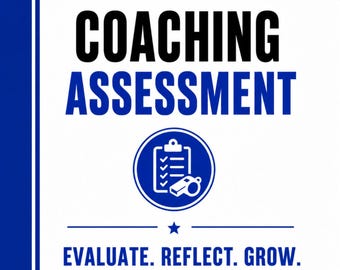 Coaching Assessment PDF: Reflect, Evaluate, Grow (Digital Download)