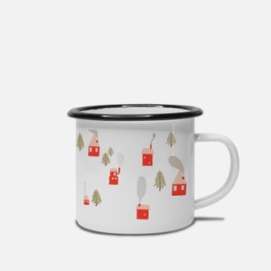 Village Enamel Mug