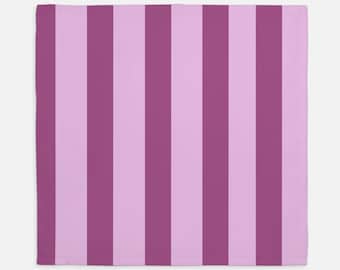 Tovagliolo a righe viola lilla - Set di 2 - Arredamento dopamina, Arredamento massimalista per la casa, Tavolo da pranzo, Matrimonio, Regalo di inaugurazione della casa per hostess, Colorato