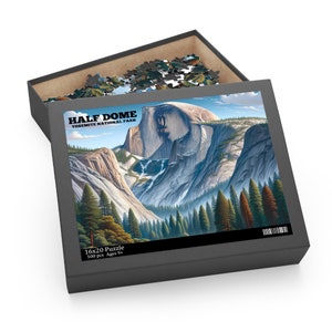 Yosemite National Park Puzzle: Half Dome Jigsaw, 500 Pieces