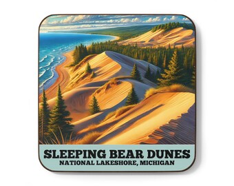 Personalized Sleeping Bear Dunes Magnet: Michigan Souvenir