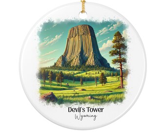 Teufels Turm Ornament Personalisiert: Wyoming Home Decor