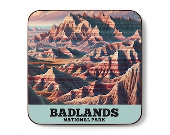 Personalized Badlands National Park Magnet: Glossy Souvenir, 3x3"