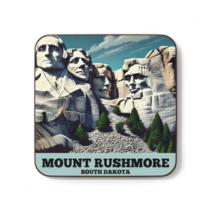 Spersonalizowany magnes Mount Rushmore: pamiątka z Dakoty Południowej, 3x3&quot;