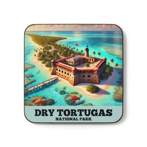Spersonalizowany magnes z Parku Narodowego Dry Tortugas: błyszcząca pamiątka