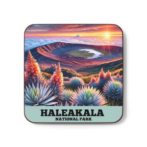Personalisierter Haleakala Magnet, Haleakala Nationalpark Magnet, 7,5x7,1 cm Premium Magnet
