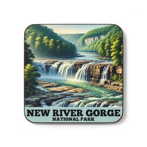 Personalisierter New River Gorge Magnet, New River Gorge Nationalpark Magnet, 3x 3 &quot;, Premium Magnet