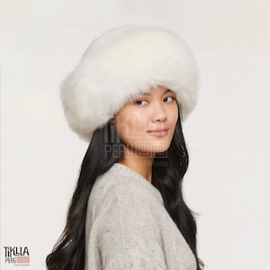 Baby Alpaca Fur Hat, Genuine Baby Alpaca Extra Fine Fur, Luxury Baby Alpaca Fur Hat for Woman