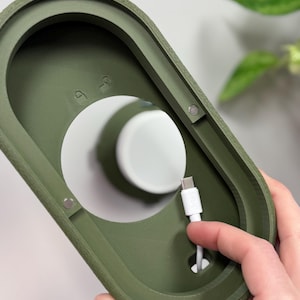 Applique murale Mori - Inspirée de Japandi, éclairage LED à intensité variable, sans fil et rechargeable avec fixation DZN image 8