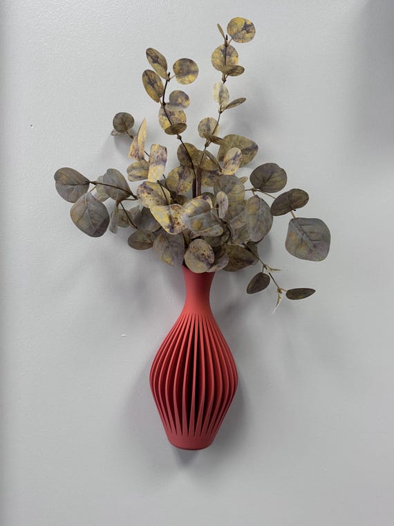 Kaze Vase — Japandi-inspired Wall Mounted Vessel - Etsy