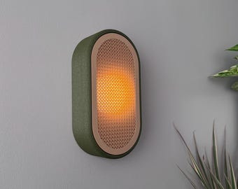 Mori Wall Sconce — Japandi-Inspired, Dimmable LED, Cordless & Rechargeable Light with DZN Mount