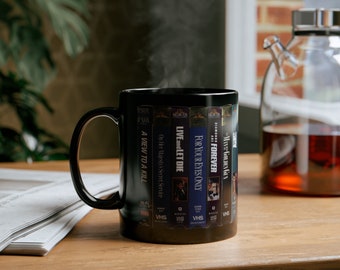 Classic James Bond 007 VHS mug, Nostalgic, Retro Mug, Vintage Mug, Cool Gifts for him, Cool Coffee Mug, Tea Cup, Gifts, US Shipper