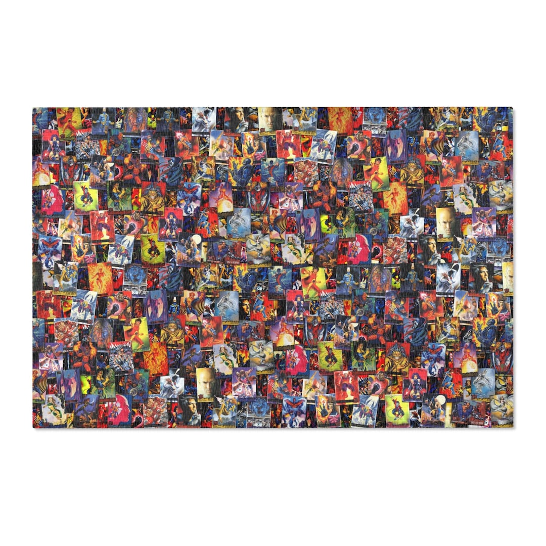 Dude, I Dropped My X-men Cards Area Rug, Xmen Decor, Xmen Rug, 90s ...