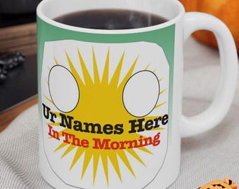 Troy & Abed in the Morning Personalized Mug, Community Mug, Funny Mug, Funny Gifts for him, Funny Coffee Mug, Gifts, US Shipper