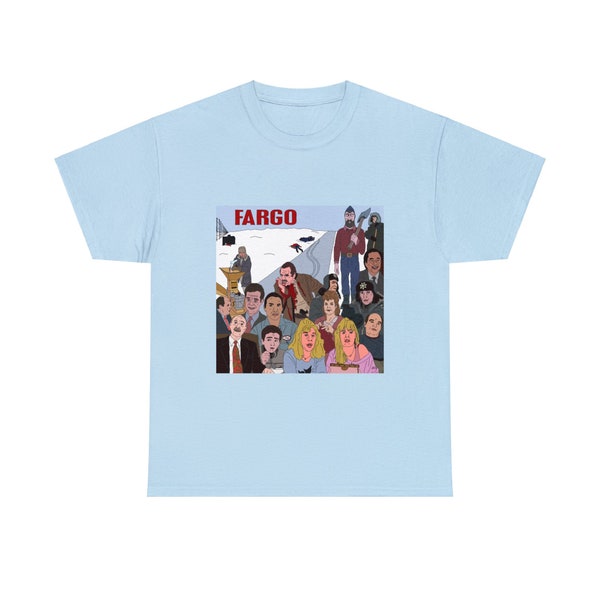 Fargo Movie (1996) T Shirt - Joel & Ethan Coen.  Coen Brothers, Fargo, Fargo Film, Gildan T-Shirt, Classic Movie Tee, Steve Buscemi Shirt