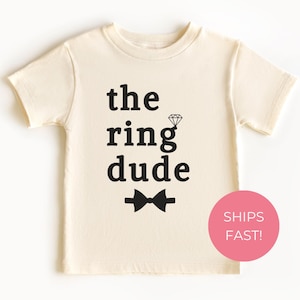 Niedliches Ringträger-T-Shirt, Seiten-Jungen-Shirt, Ring-Träger Vorschlag Geschenk, Brautparty-Shirt, Ringträger-Shirt, Ring-Sicherheits-Kleinkind-Hemd