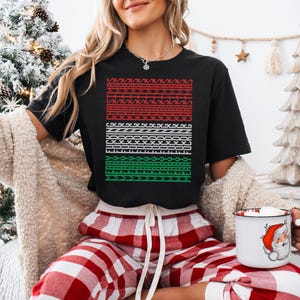 Funny Hidden Message Ugly Christmas Sweater T-Shirt, Funny Christmas Shirt, Christmas Gift, Christmas Outfit, Funny Couples Christmas Gifts