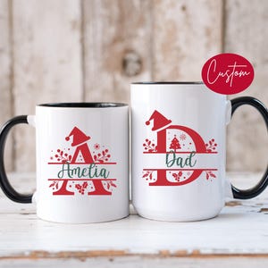 Personalized Christmas Mug, Custom Christmas Coffee Cup, Matching Family Gifts, Custom Christmas Mug, Christmas Gifts with Personalized Name