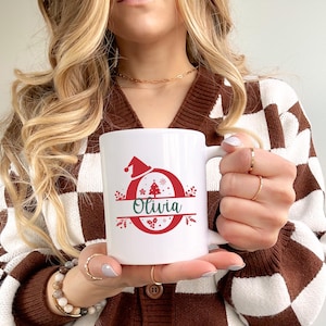 Personalized Christmas Mug, Custom Christmas Coffee Cup, Matching Family Gifts, Custom Christmas Mug, Christmas Gifts with Personalized Name