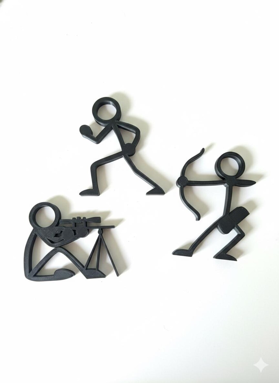 3D Printed Stick Figure | Minimalist Sports Figure Art | Modern Home ...