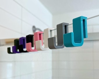 Glass door shower hook - towel hanger hook