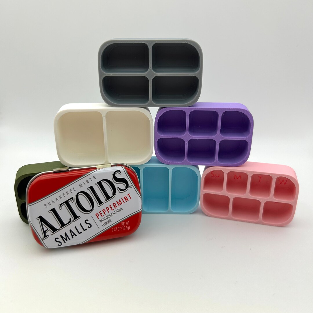 Altoid SMALLS Tin Insert - Divider Insert Organizer, Sewing Kit Trinket ...