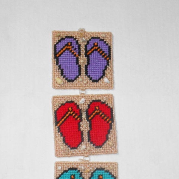 Flip flop bellpull wallhangings