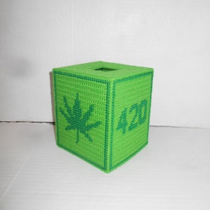Weed  Tissue box cover (square)