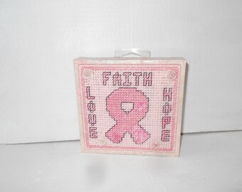 Fe Amor Esperanza Cáncer de mama colgante de pared