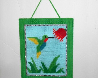 Colgante de pared de colibrí