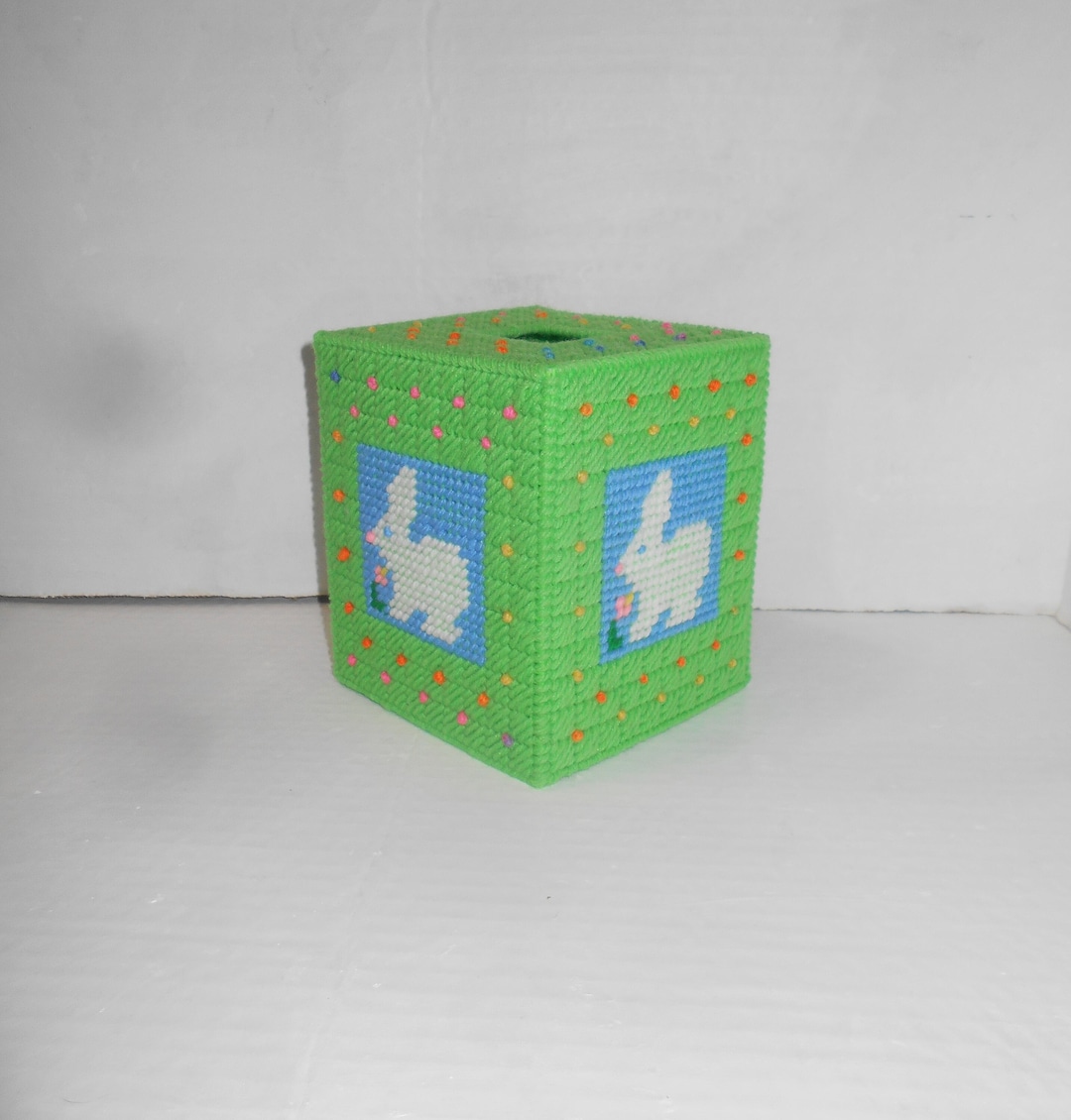 Bunny Rabbit Tissue Box Cover - Etsy
