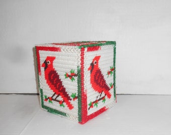 Cubierta de caja de pañuelos cardenal
