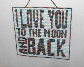 Te amo hasta la luna y de regreso Wallhanging
