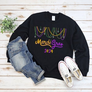 Unisex Mardi Gras Sweatshirt | Mardi Gras | Mardi Gras Fun | Mardi Gras Shirt