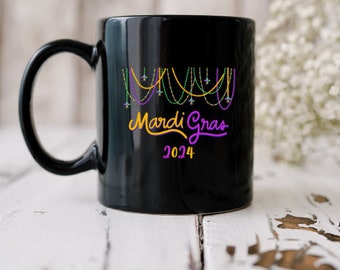 Mardi Gras mok | Mardi Gras | Mardi Gras koffiemok | Mardi Gras-beker | Mardi Gras koffiekopje